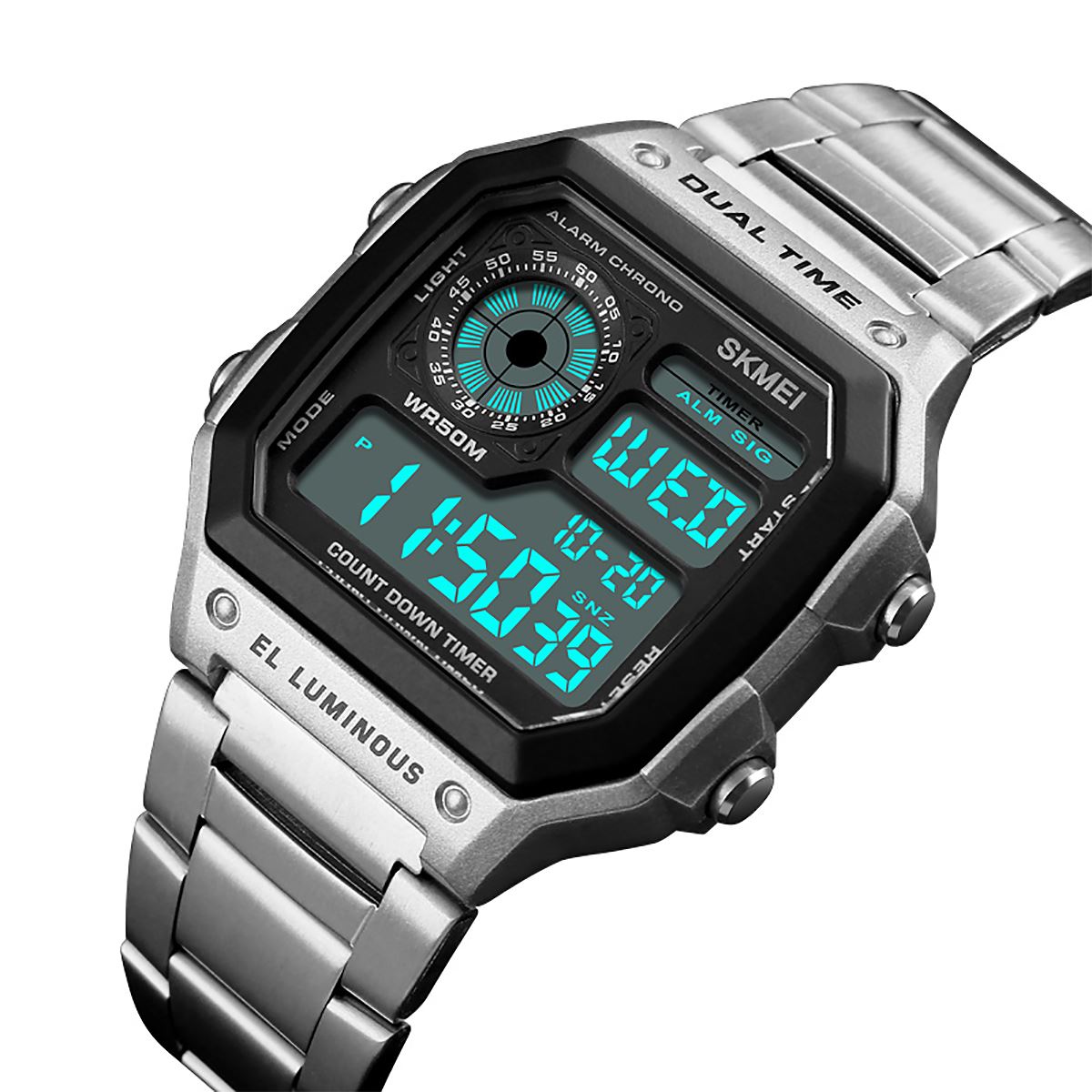 Skmei digital deals analog watch