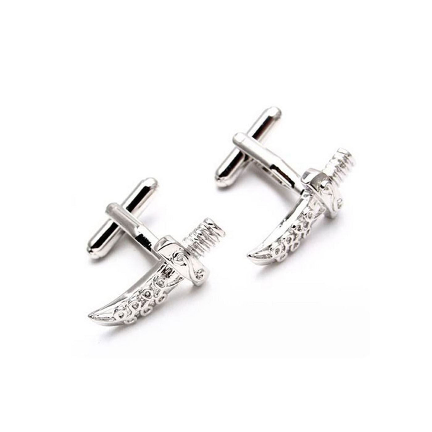 Charles William Mens Ladies Luxury Novelty Dagger Cufflinks Knife Sword Samurai