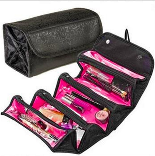 Travel Cosmetic Make up Toiletry Case Bag Wash Organiser Pouch Button Close