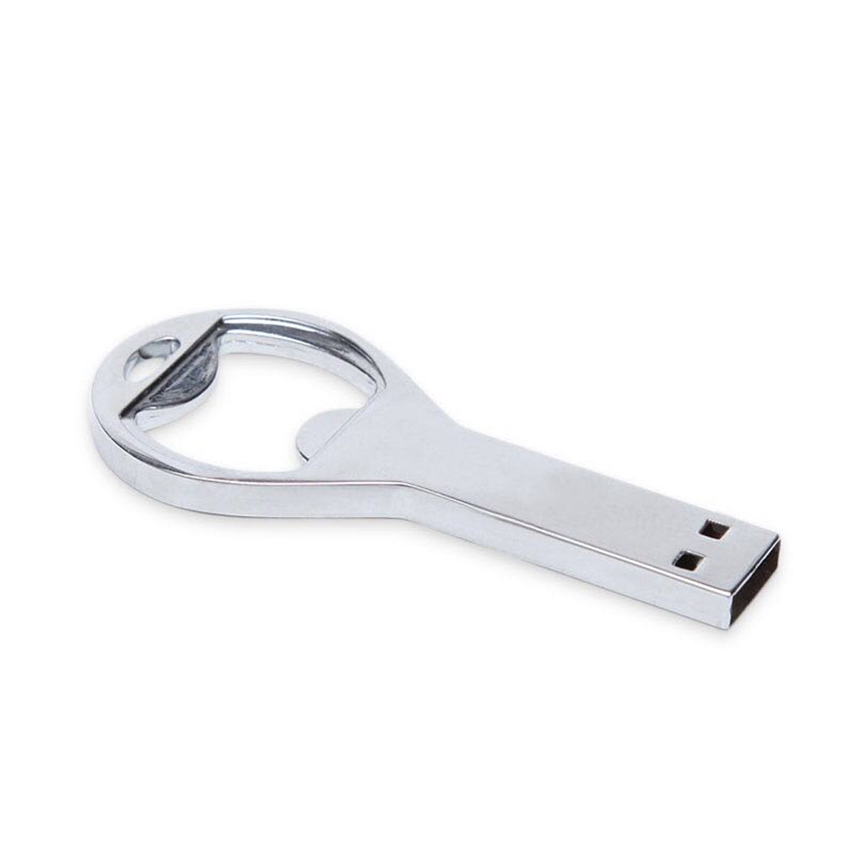 Charles William Cool Gadget Gift Idea Silver Metal USB 8GB Flash Drive Memory Stick Bottle Opener