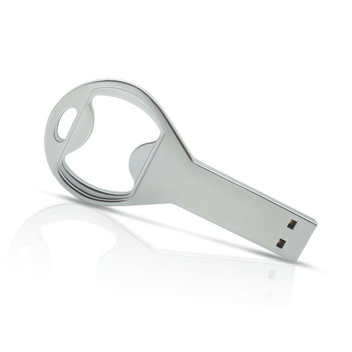 Charles William Cool Gadget Gift Idea Silver Metal USB 8GB Flash Drive Memory Stick Bottle Opener