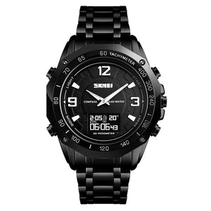 Skmei Dual Time Gadget Watch with Pedometer