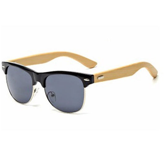 Stunning Cool Summer Sunglasses Bamboo Wood Black Beach Sun Protect Driving UK