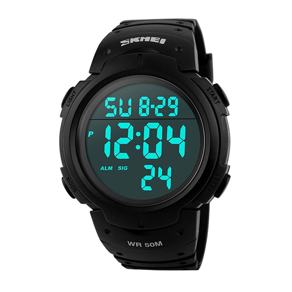 Skmei Extra Large Display Digital Watch 50m Sports Watch Stopwatch & Alarm UK Seller