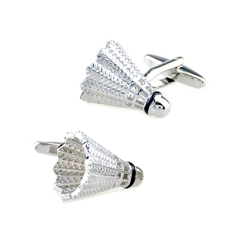 Charles William Badminton Shuttlecock Novelty Cufflinks Wedding Gift Smart Sport Net Raquet UK