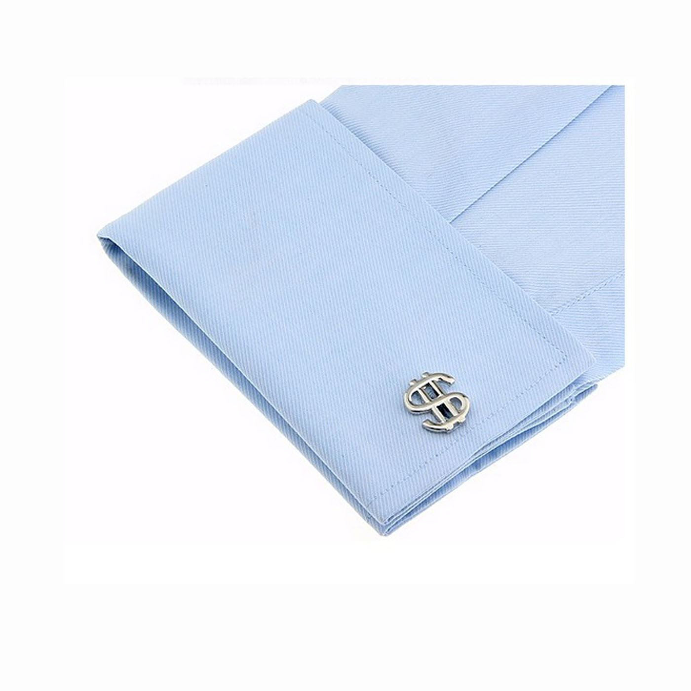 Charles William Mens Ladies Luxury Cufflinks Exclusive Dollar Bank Money Unique Gift