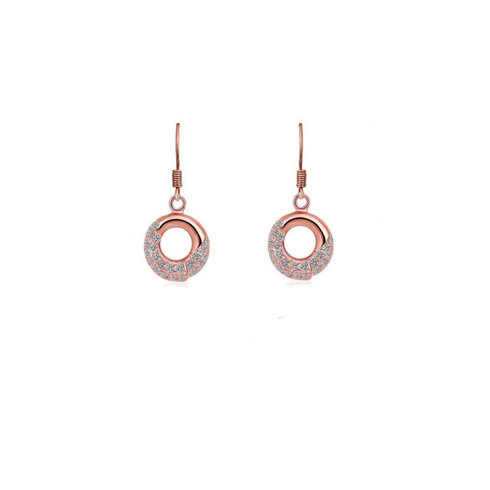 Women's Rose Gold Earrings Dangle Mix & Match Jewellery from Charles William