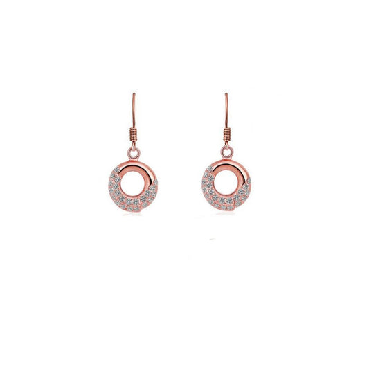 Women's Rose Gold Earrings Dangle Mix & Match Jewellery from Charles William