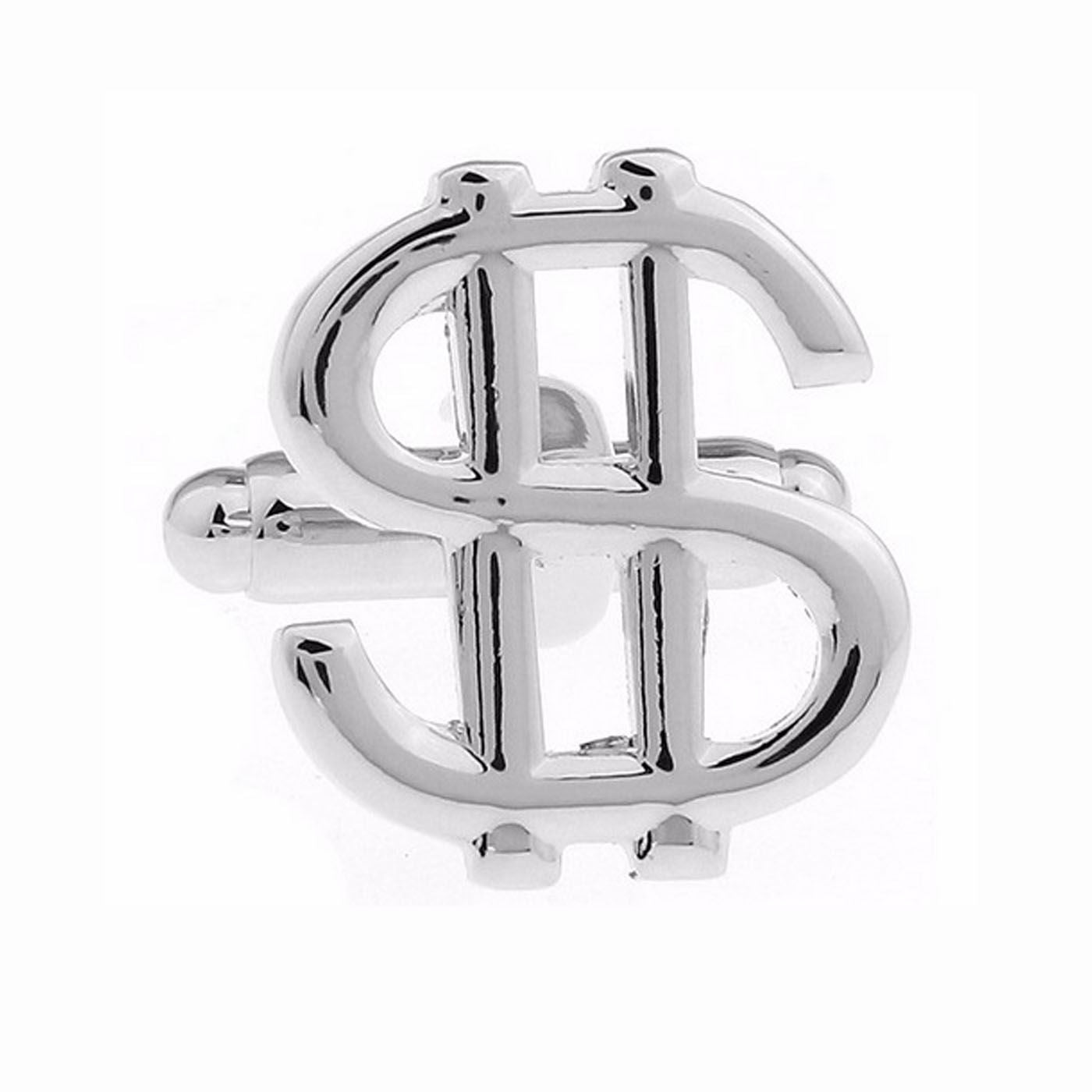 Charles William Mens Ladies Luxury Cufflinks Exclusive Dollar Bank Money Unique Gift