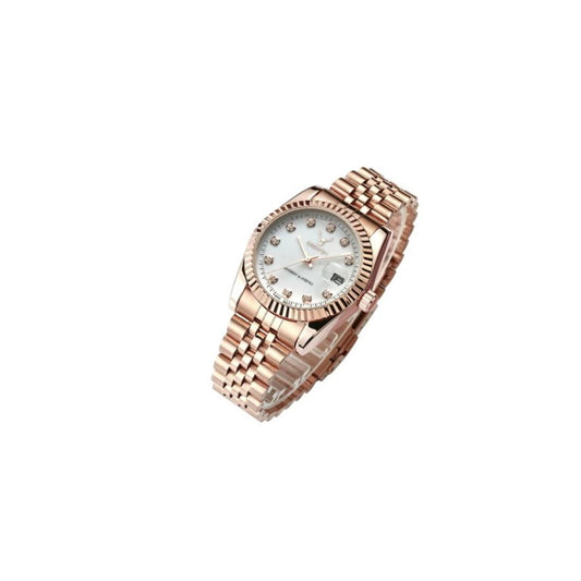 Deerfun Ladies Watch Rose Gold White Women Woman Smart Watches Two Tone Present UK