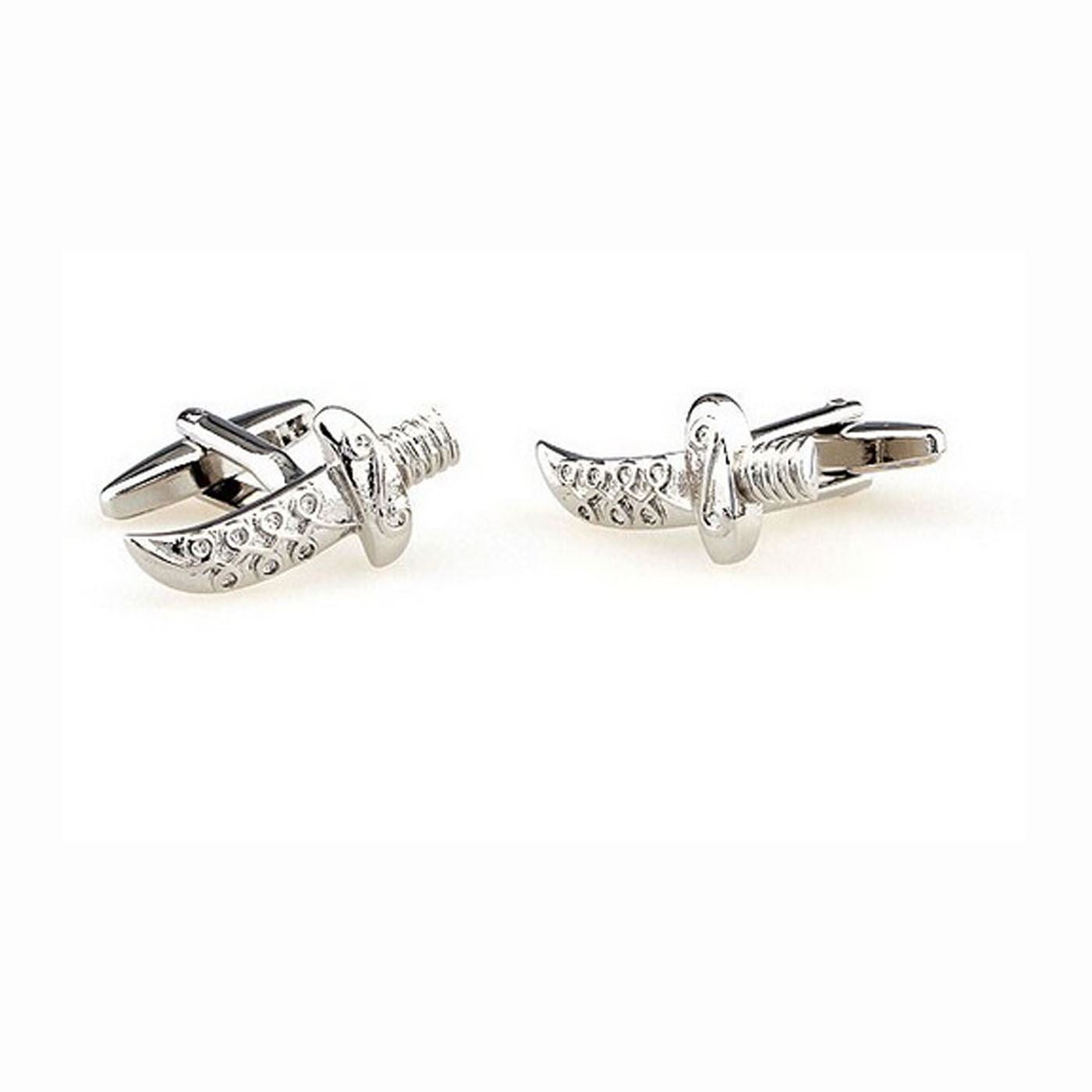 Charles William Mens Ladies Luxury Novelty Dagger Cufflinks Knife Sword Samurai