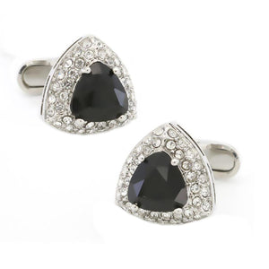 Charles William Black Triangle Cufflinks