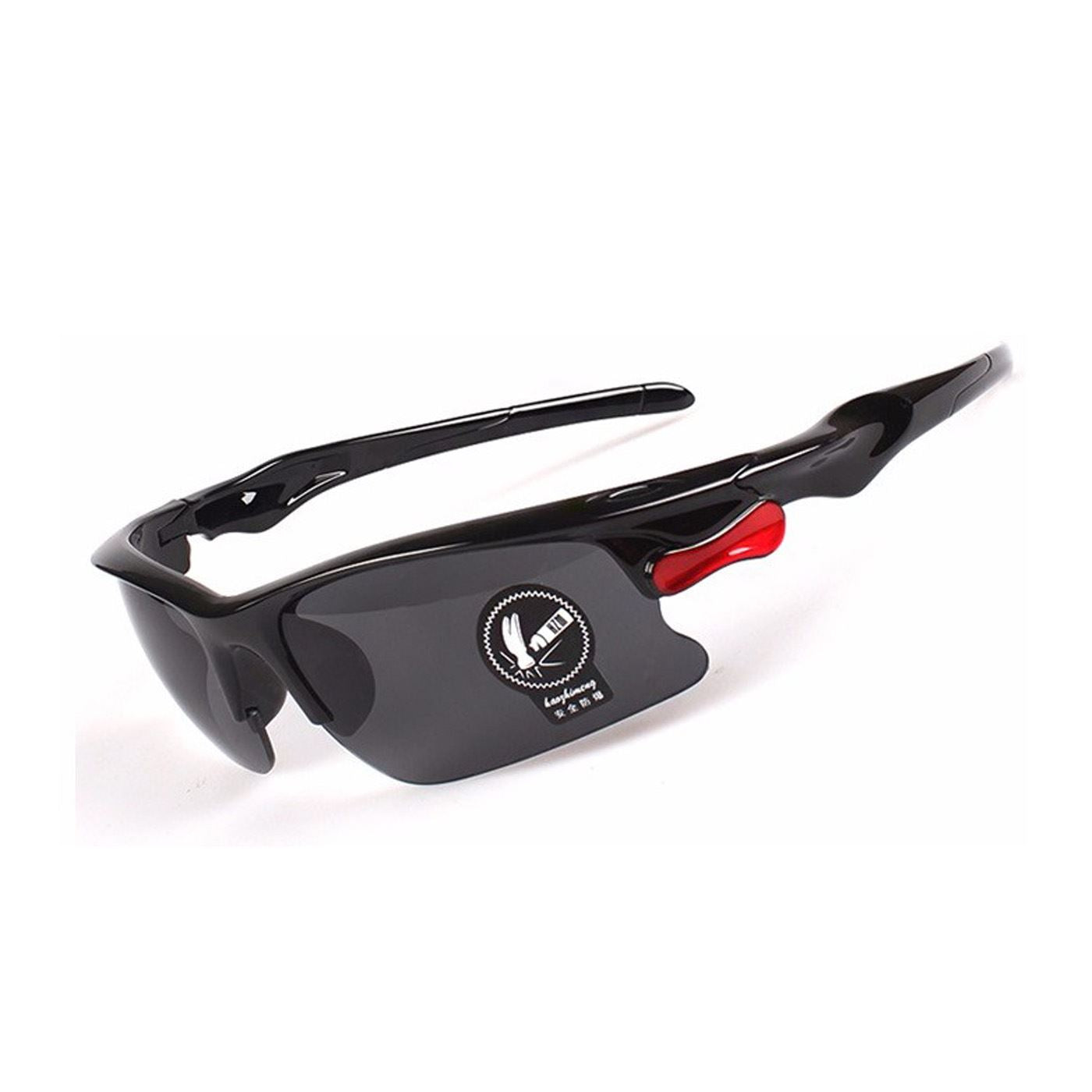 Stunning Cool Summer Wrap Mens Boys Sunglasses Black Red Beach Sun Protect Driving