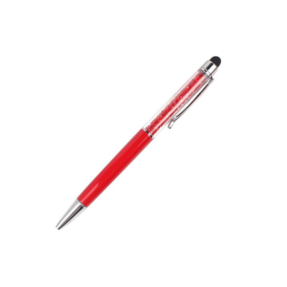 Charles William Crystal Ball Point Gift Pen Made With Real Crystal Elements & Stylus