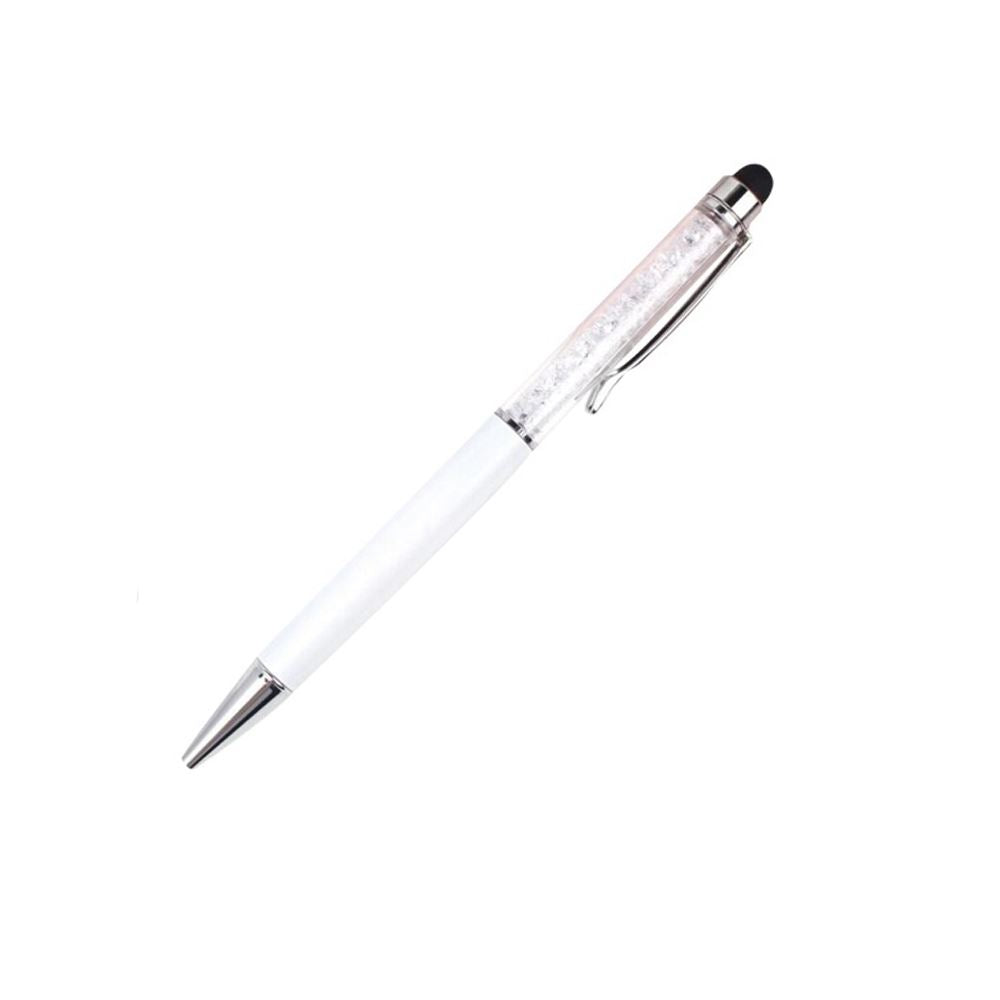 Charles William Crystal Ball Point Gift Pen Made With Real Crystal Elements & Stylus